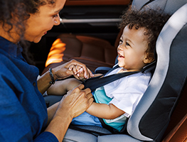 Parent - baby - car safety