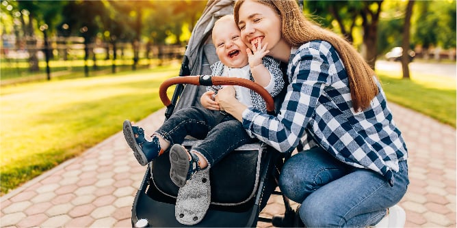 Parent - stroller safety - baby