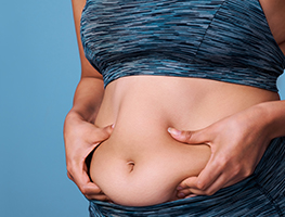 Womens fitness - after birth - abdominal fat