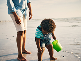 Parenting - child - water safety - beach