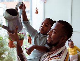 parents - kids - gardening - lessons
