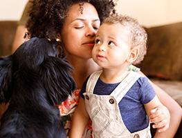 parents - kids - animals - pets