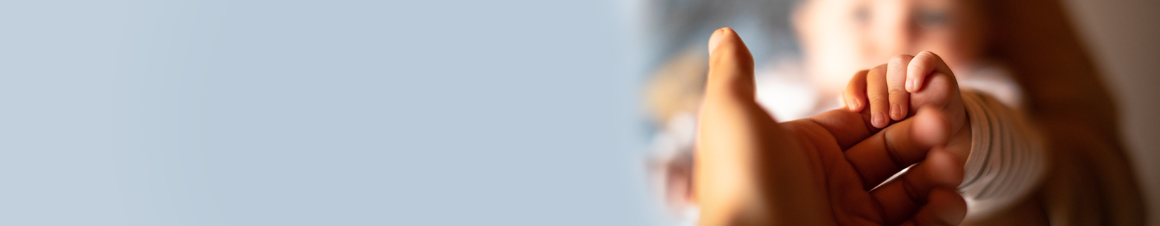 Baby care - Health care - baby massage - open hand