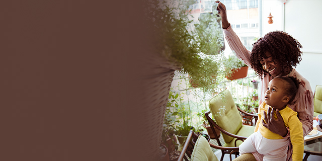 parents - kids - gardening